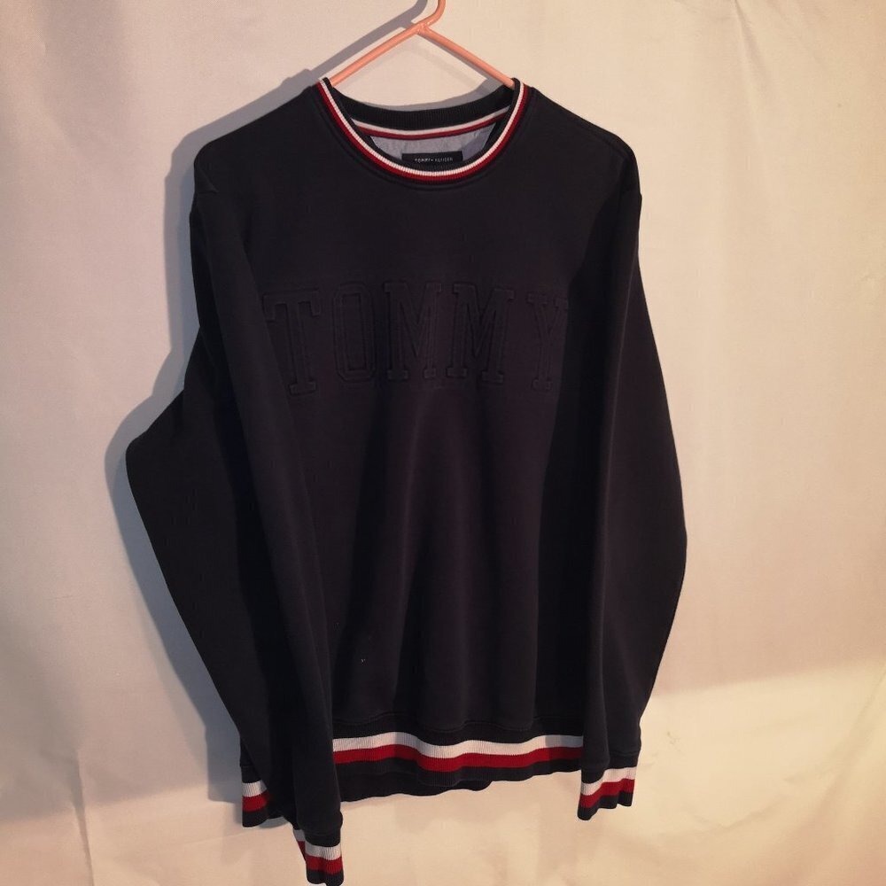 Tommy Hilfiger Men's Fleece Lined Round Neck Long Sleeve Sweatshirt